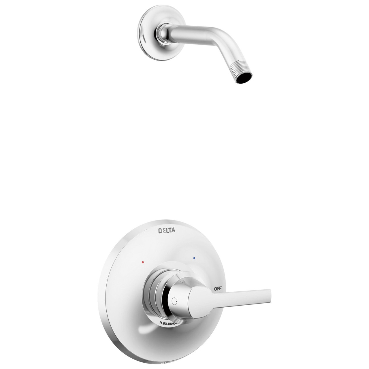 T14272-PR-LHD Galeon 14 Series Shower Trim Less Head, Lumicoat Chrome