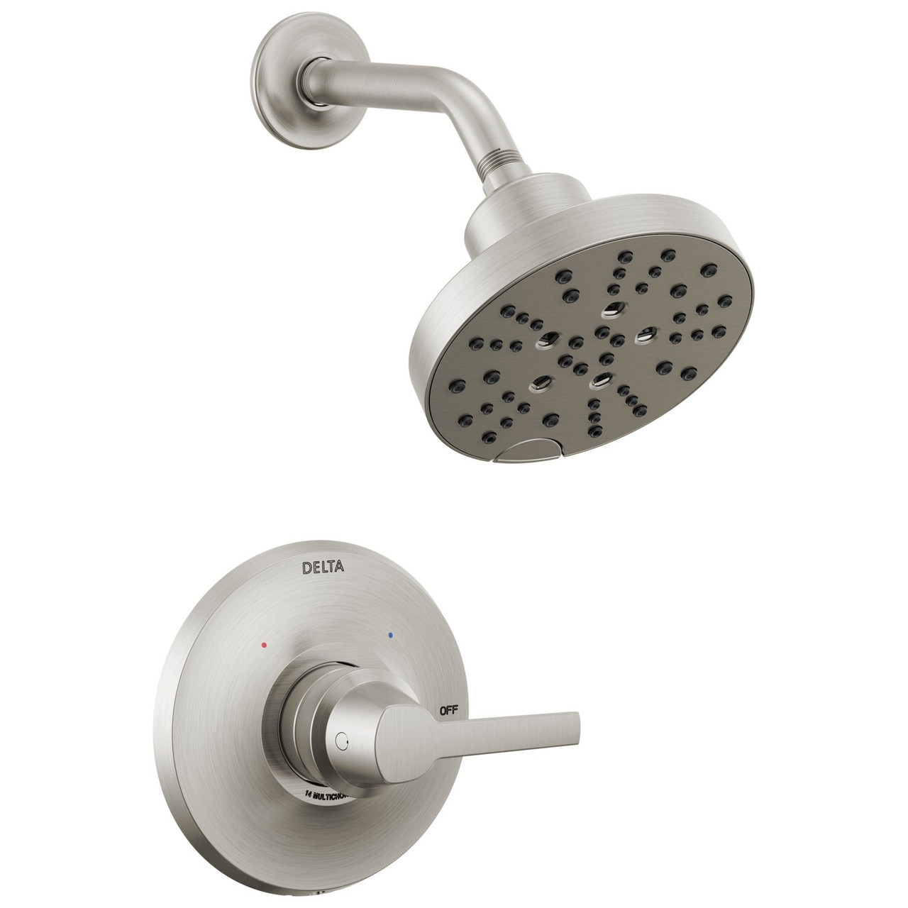 T14272-SS-PR Galeon 14 Series Shower Trim with H2OKinetic, Lumicoat Stainless