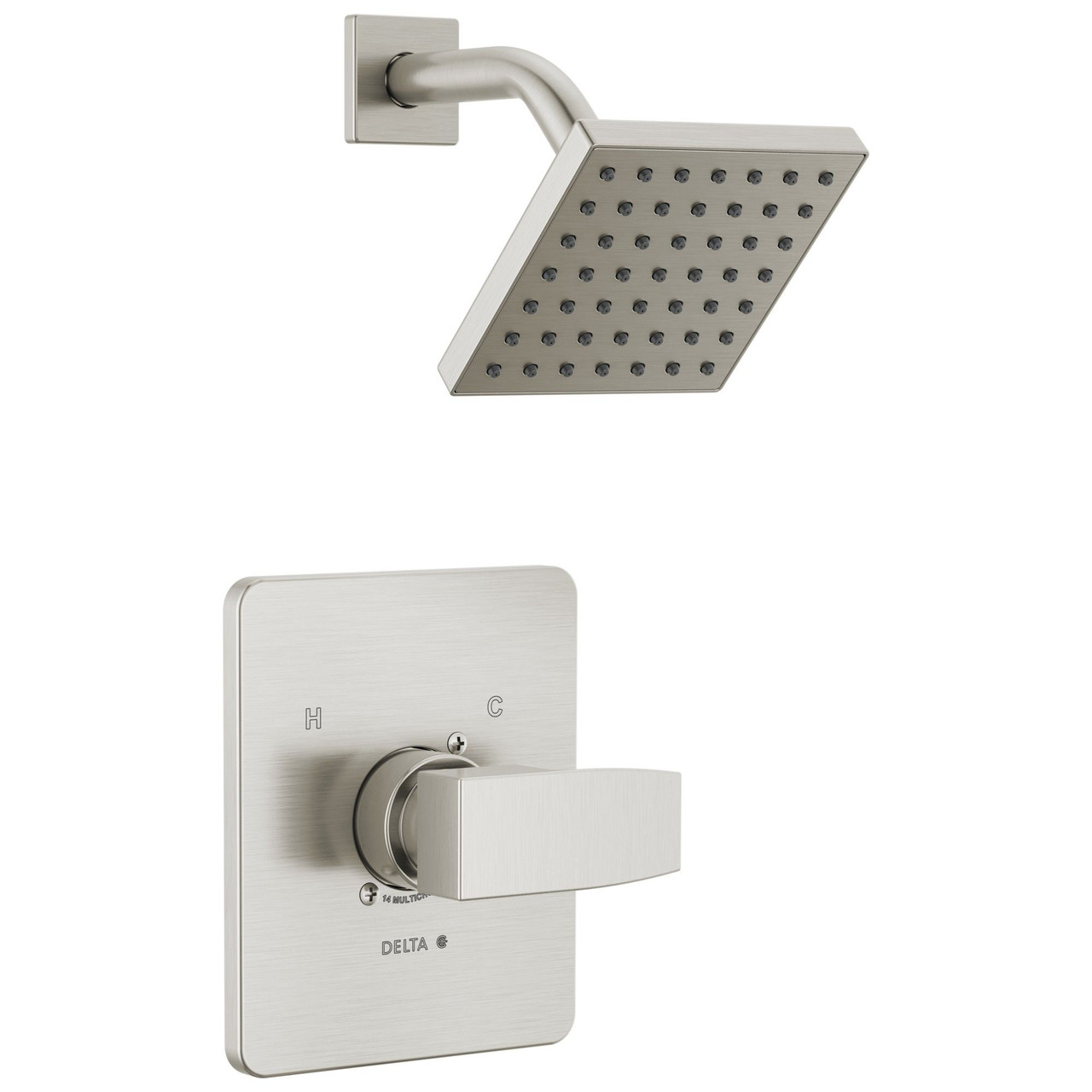 T14267-SS-PP Modern Monitor 14 Series Shower Trim, Stainless