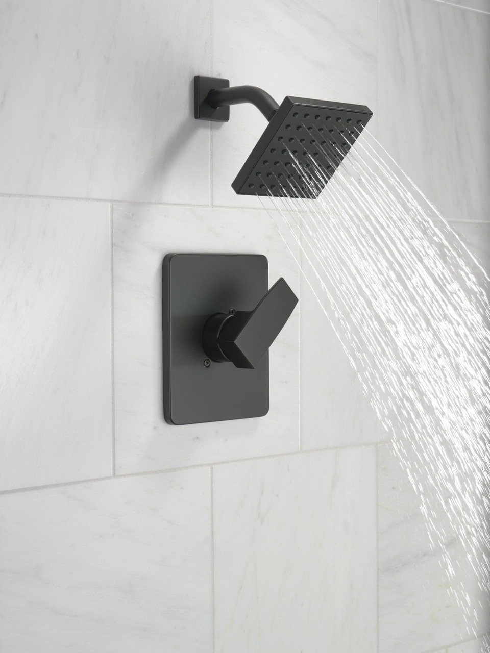 T14267-BL-PP Modern Monitor 14 Series Shower Trim, Matte Black