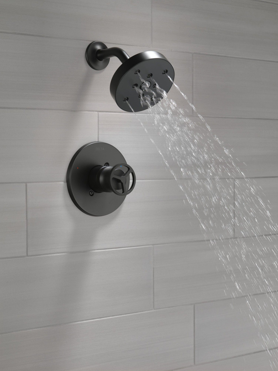 T14258-BL Trinsic H2O Shower Trim 1L, Matte Black