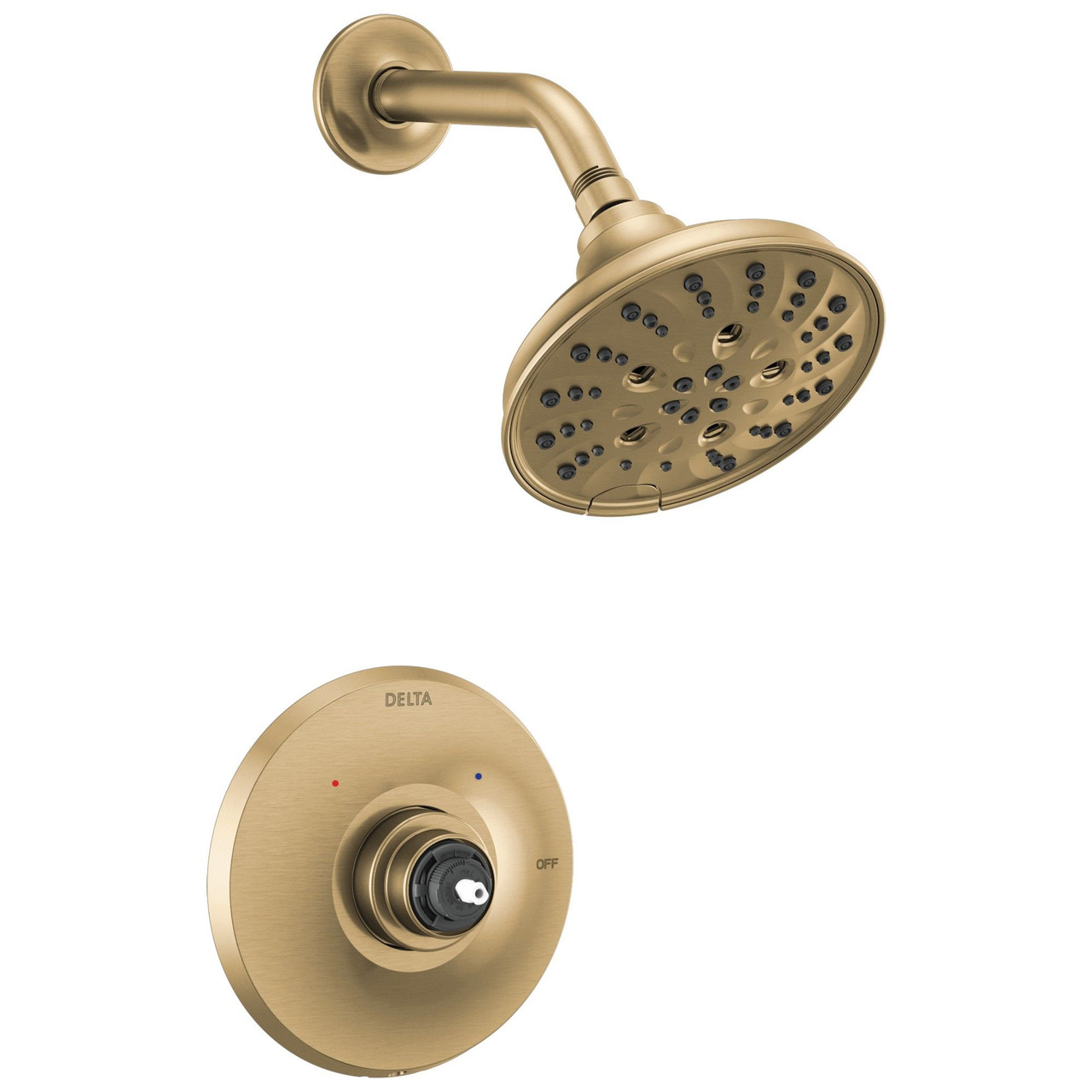 T14256-CZLHP Dorval Monitor 14 Series Shower Trim Less Handle, Champagne Bronze