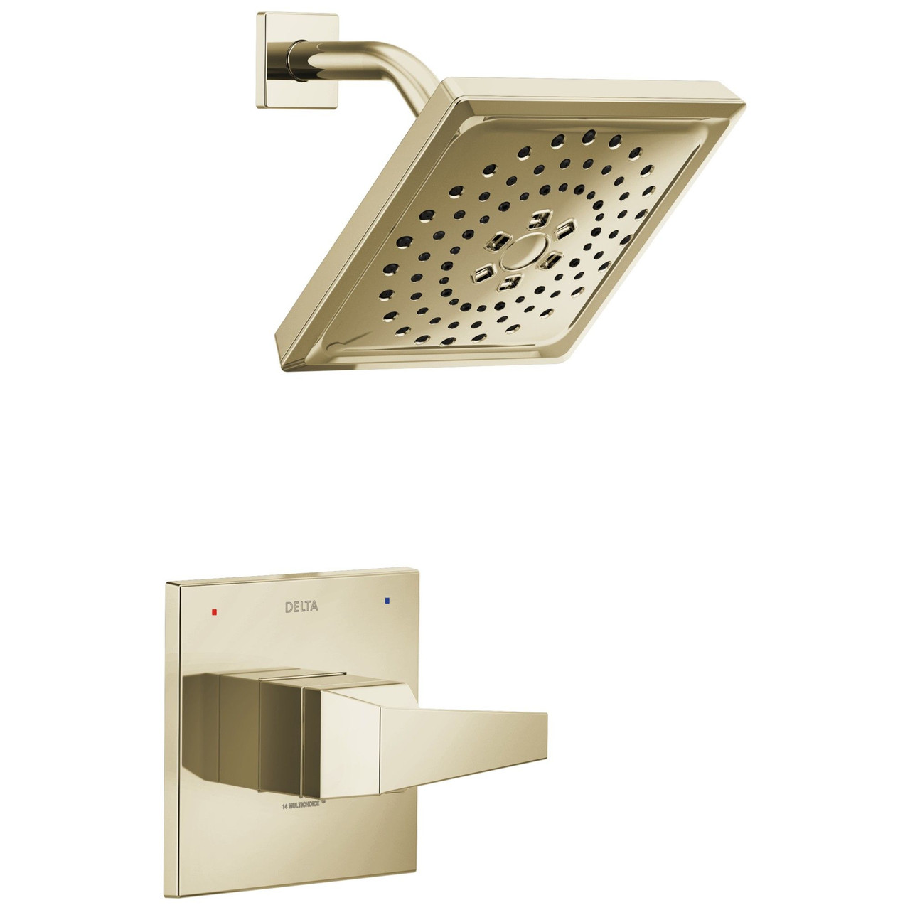 T14243-PN-PR Trillian 14 Series H2Okinetic Shower OnlyTrim, Lumicoat Polished Nickel