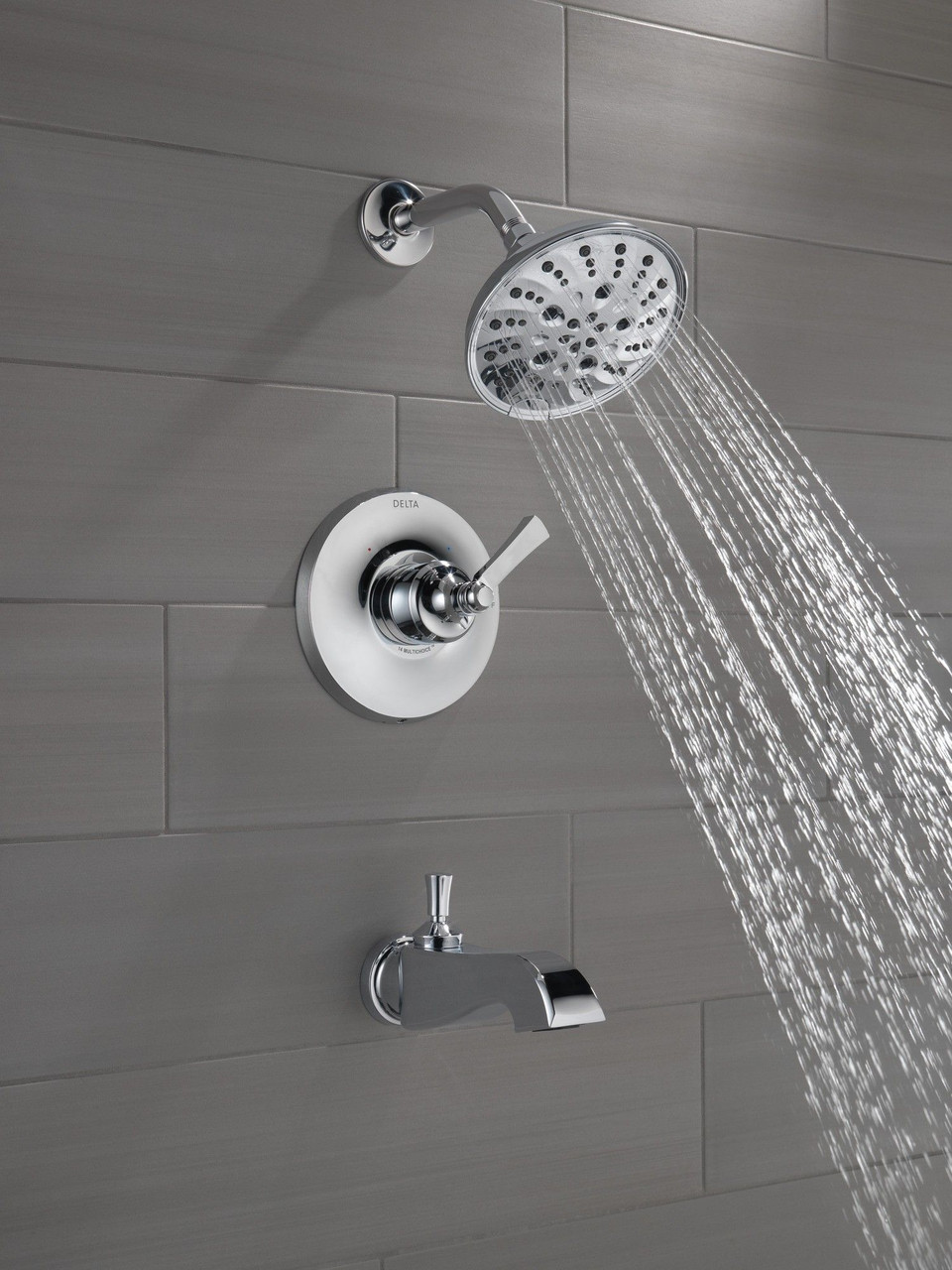 H566 Dorval Handle 1L Volume FM Tub Filler 14S, Chrome