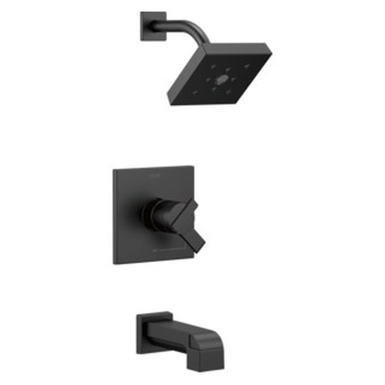 T17467-BL Ara Monitor 17 Series H2Okinetic Tub & Shower Trim, Matte Black