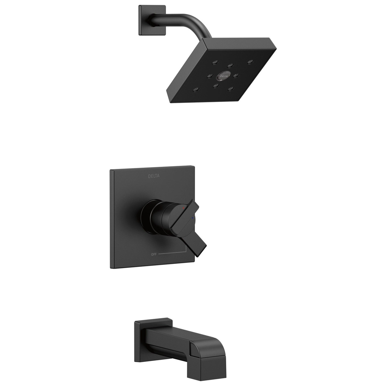 T17467-BL Ara Monitor 17 Series H2Okinetic Tub & Shower Trim, Matte Black