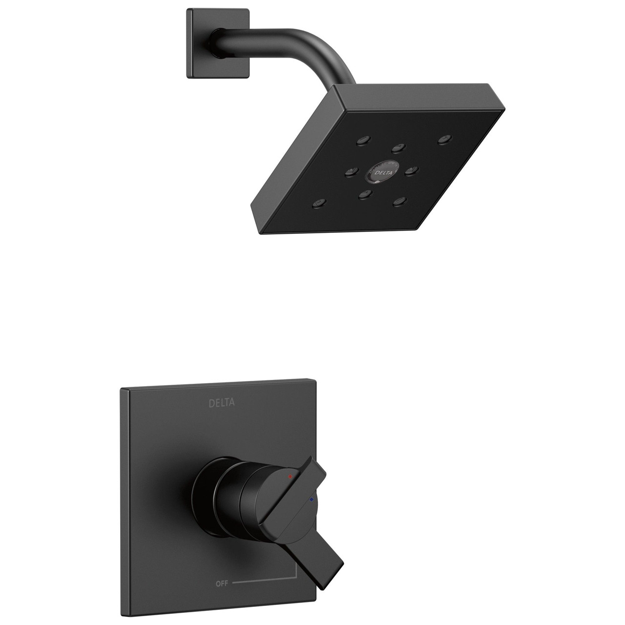 T17267-BL Ara Monitor 17 Series H2Okinetic Shower Trim, Matte Black