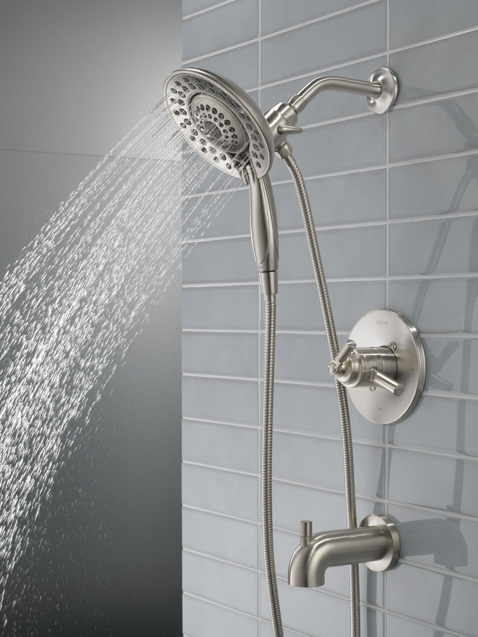 T17435-SS-I SAYLOR Monitor 17 Series Tub & Shower Trim with In2ition, Stainless
