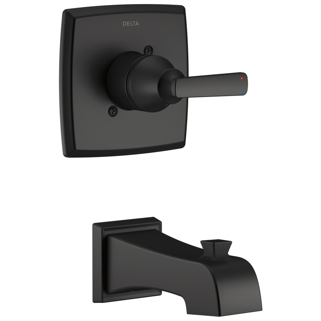 T14164-BL Ashlyn Monitor 14 Series Tub Trim Only, Matte Black
