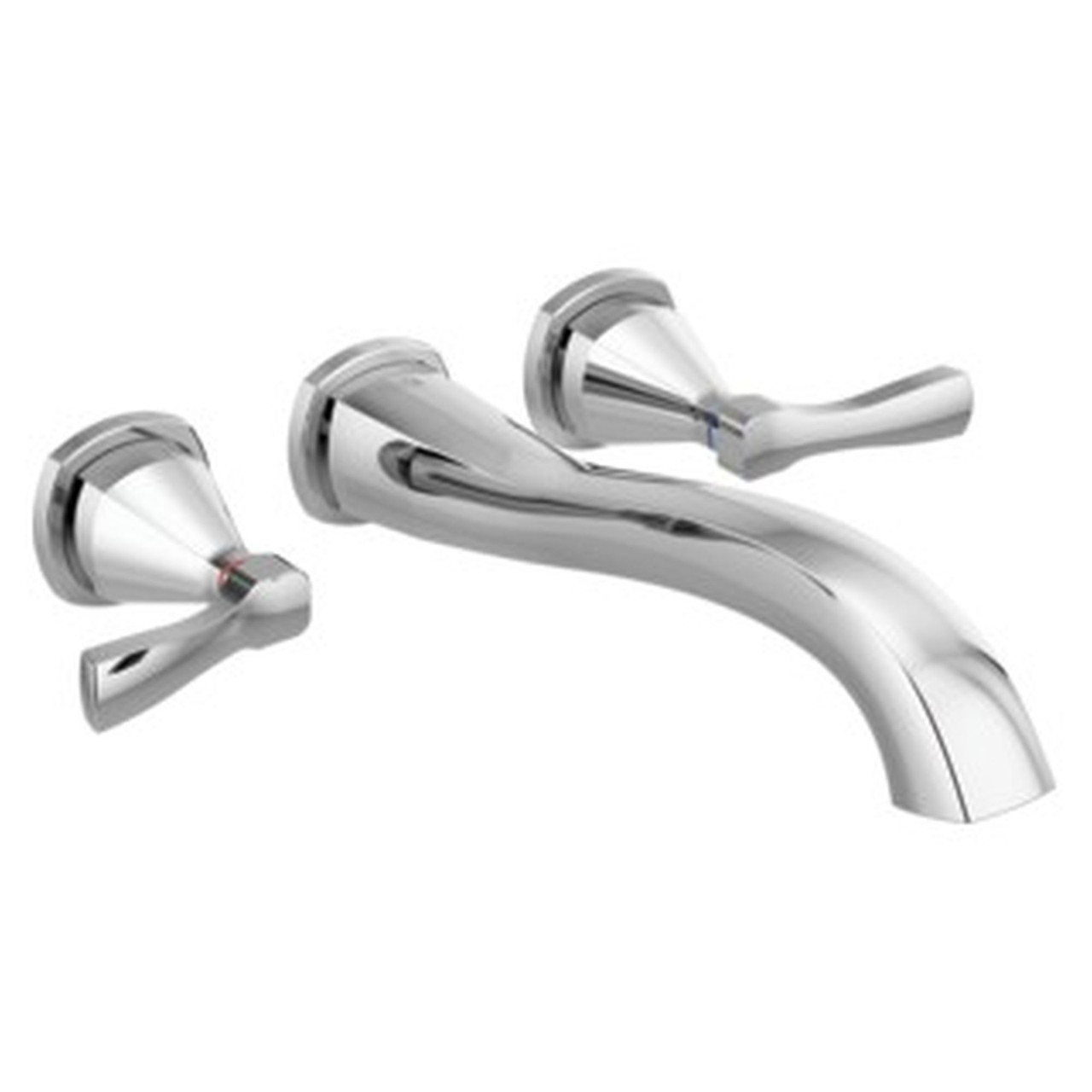 T5776-WL Stryke Delta Stryke Wall Mounted Tub Filler, Chrome