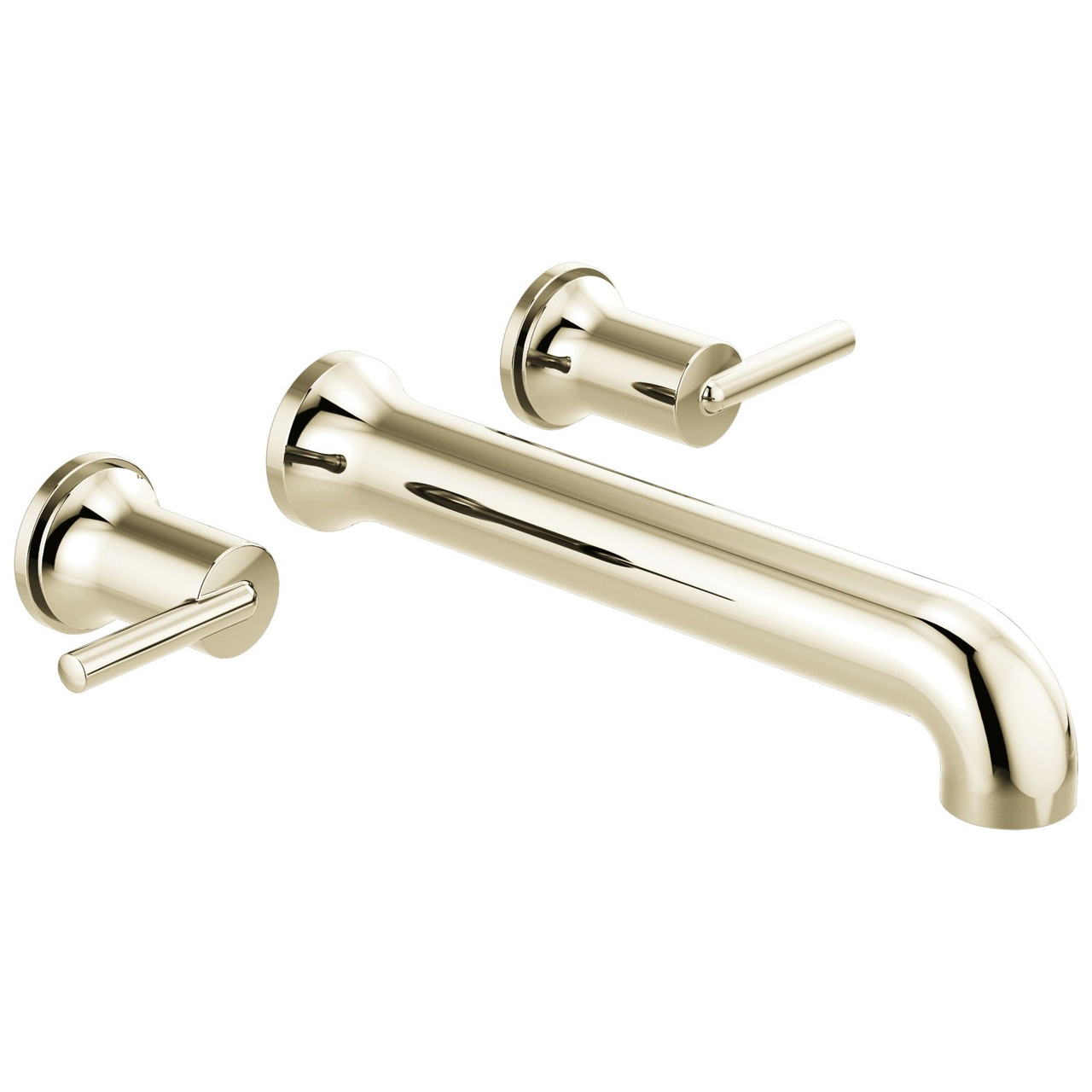 T5759-PNWL Trinsic Delta Trinsic Wall Mounted Tub Filler, Polished Nickel