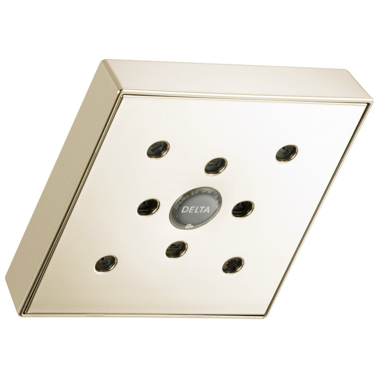 RP70171PNPR Universal Showering Components H2Okinetic Single-Setting Raincan Shower Head, Lumicoat Polished Nickel