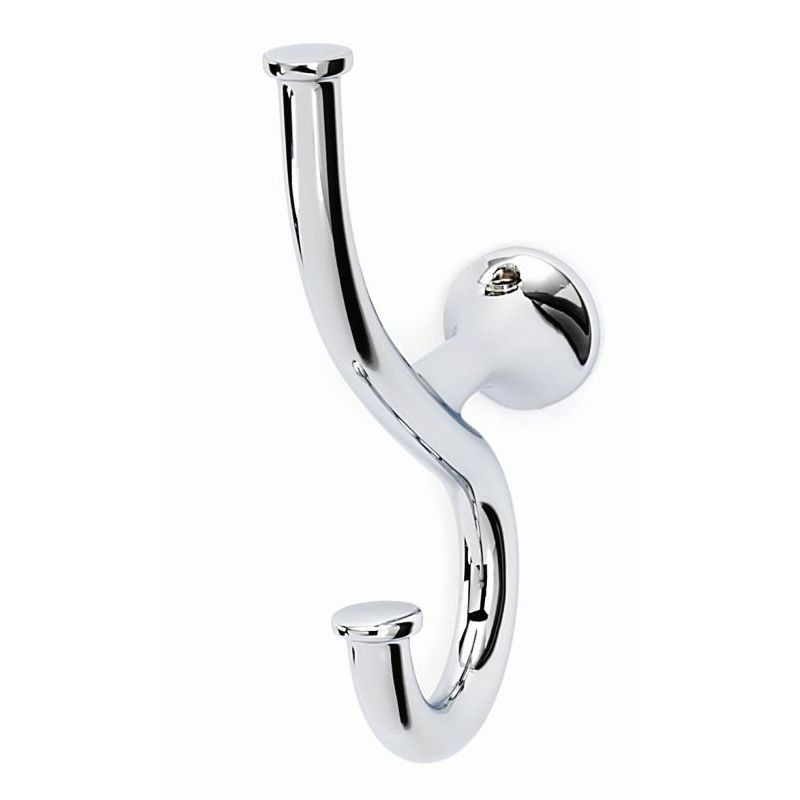 Alno Spa 1 A7099-PN Modern Robe Hook in Polished Nickel