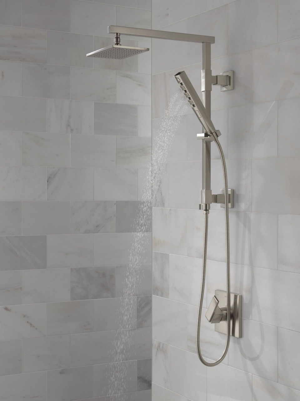 59140-SS-PR-PK Universal Showering Components H2OKinetic Hand Shower 1.75 GPM 4-Setting, Lumicoat Stainless