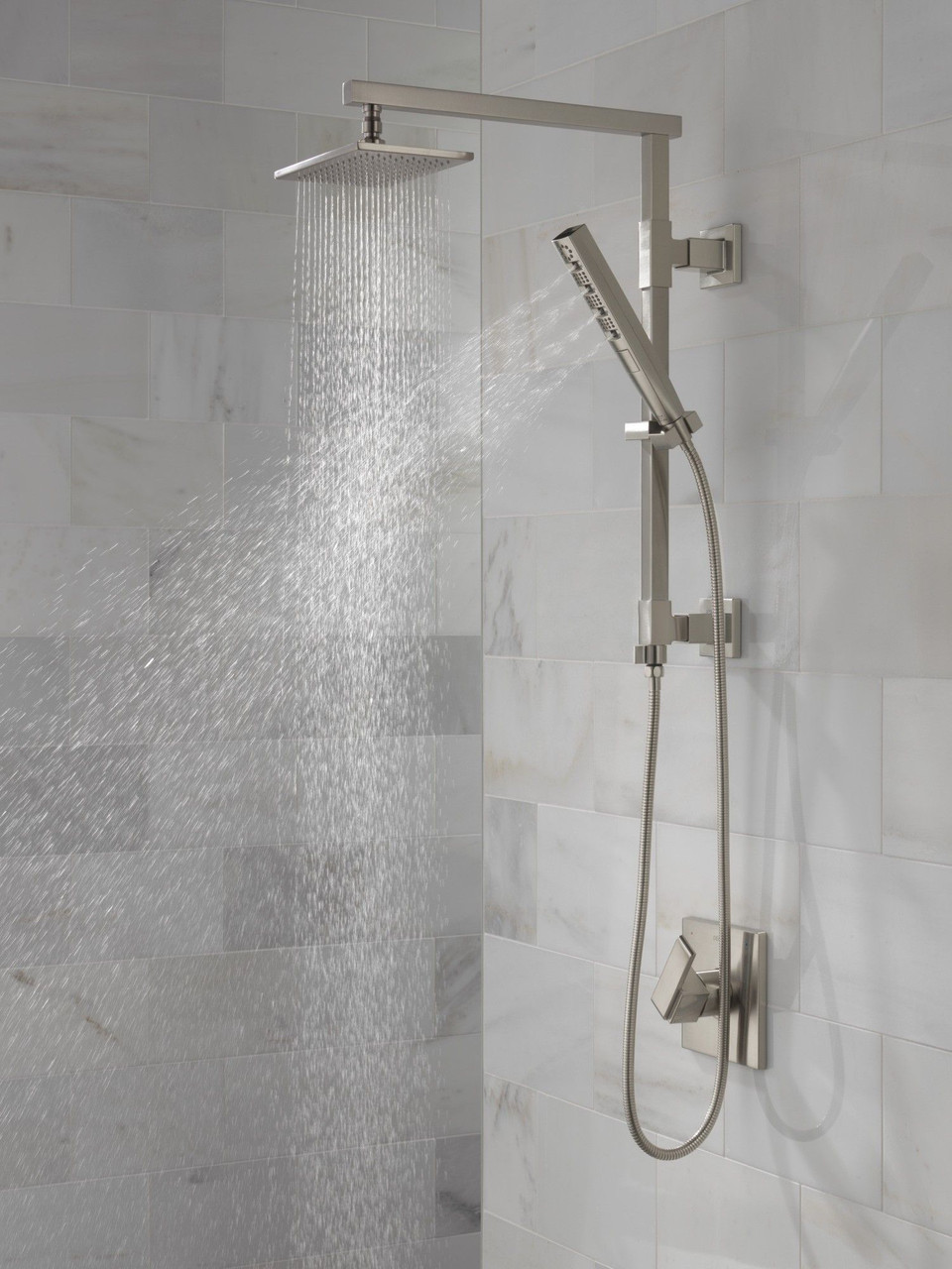 59140-SS-PR-PK Universal Showering Components H2OKinetic Hand Shower 1.75 GPM 4-Setting, Lumicoat Stainless