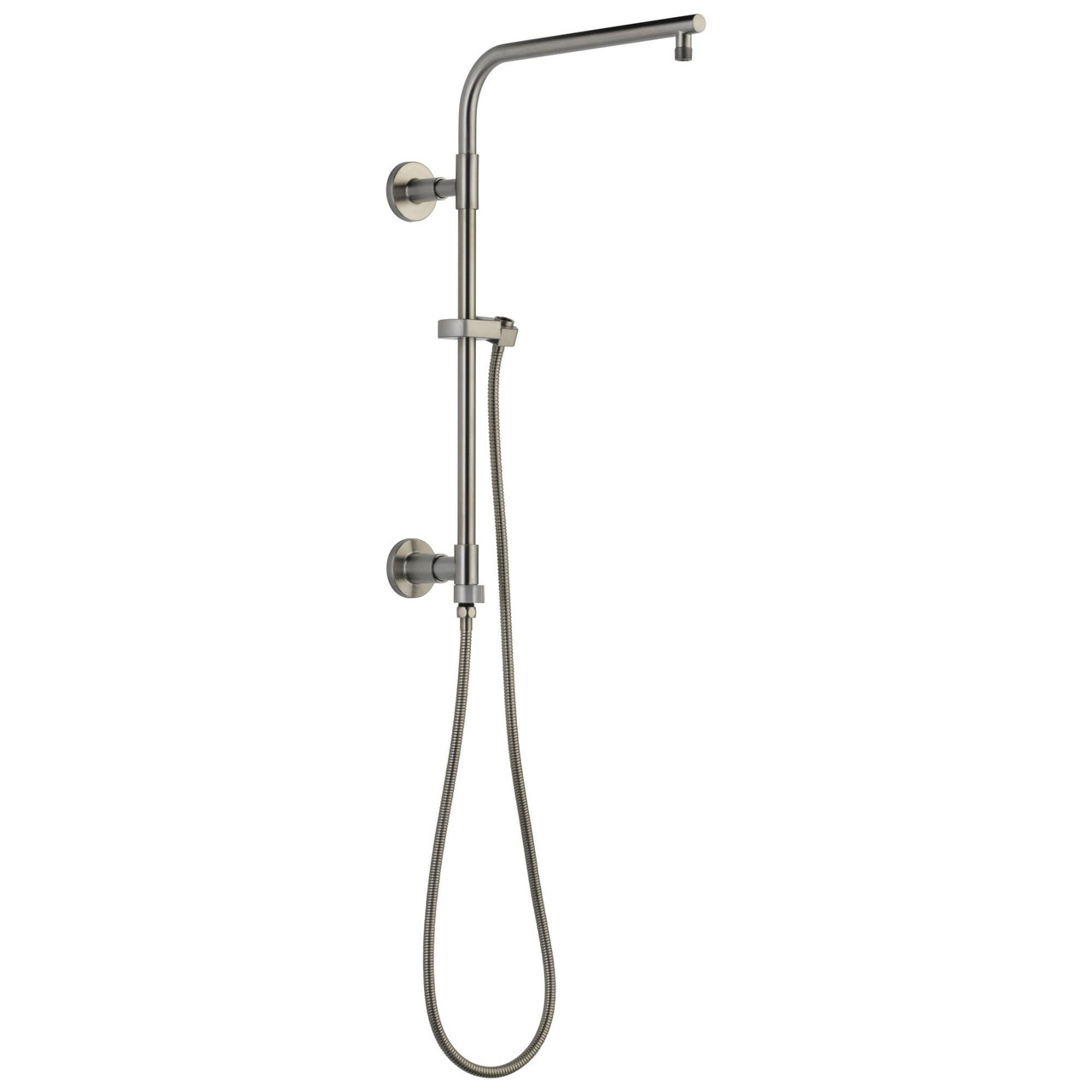 58810-SS-PR Universal Showering Components Emerge 18" Round Shower Column, Lumicoat Stainless