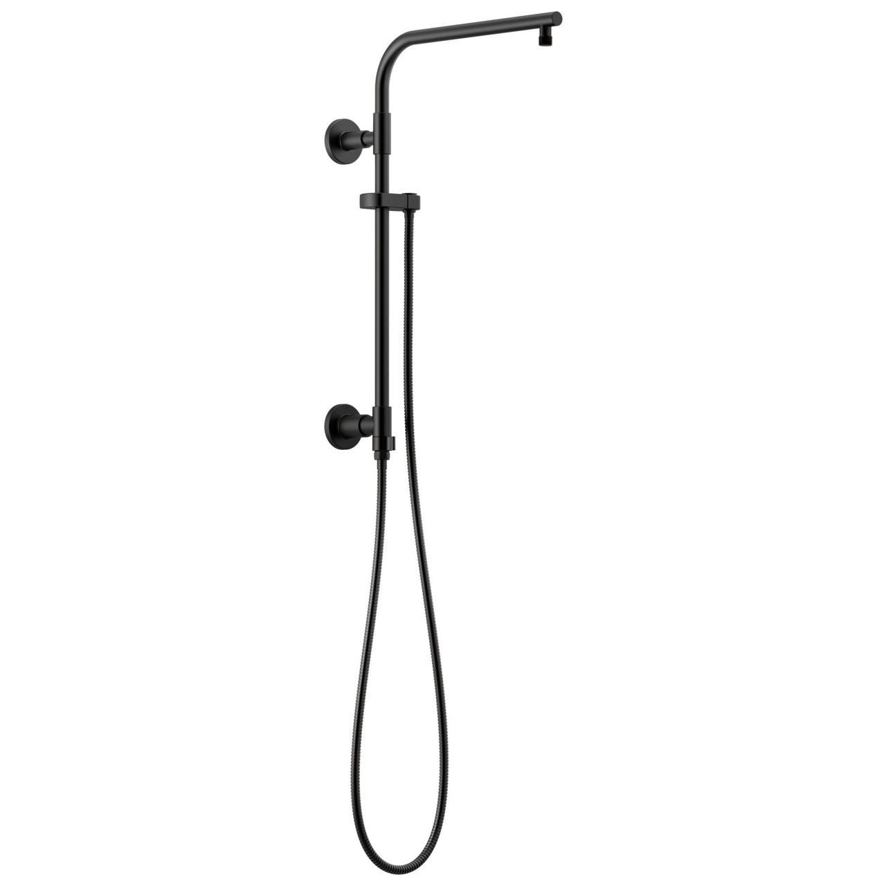 58810-BL Universal Showering Components Shower Column 18" Round, Matte Black