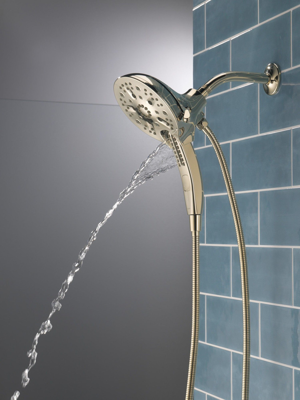 58620-PN-PR25-PK Universal Showering Components H2Okinetic In2ition 5-Setting Two-In-One Shower, Lumicoat Polished Nickel