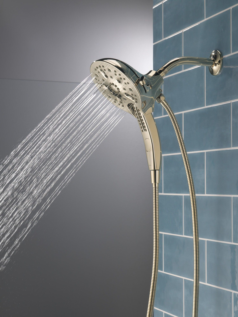 58620-PN-PR25-PK Universal Showering Components H2Okinetic In2ition 5-Setting Two-In-One Shower, Lumicoat Polished Nickel