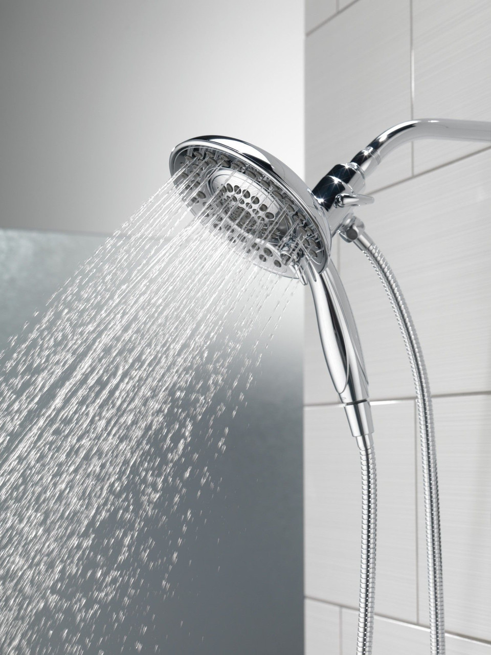 58569-PR25-PK Universal Showering Components In2ition 5-Setting Two-In-One Shower, Lumicoat Chrome