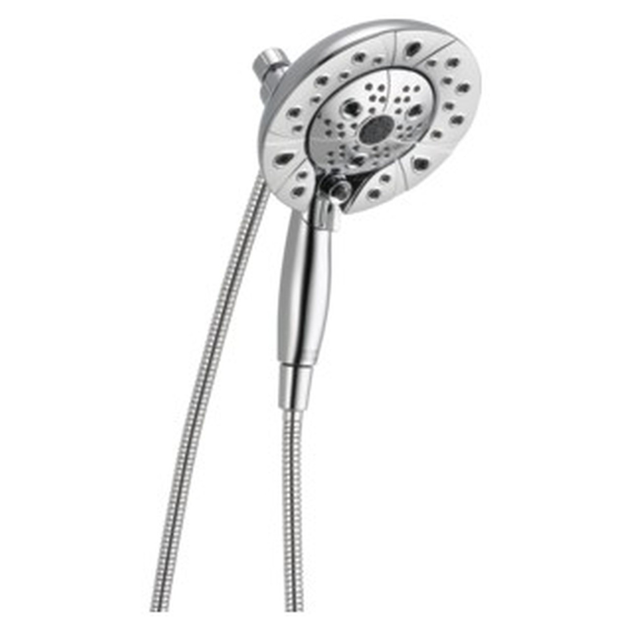 Delta 58480-PR-PK Universal Showering Components H2Okinetic In2ition 5-Setting Two-in-One Shower, Lumicoat Chrome