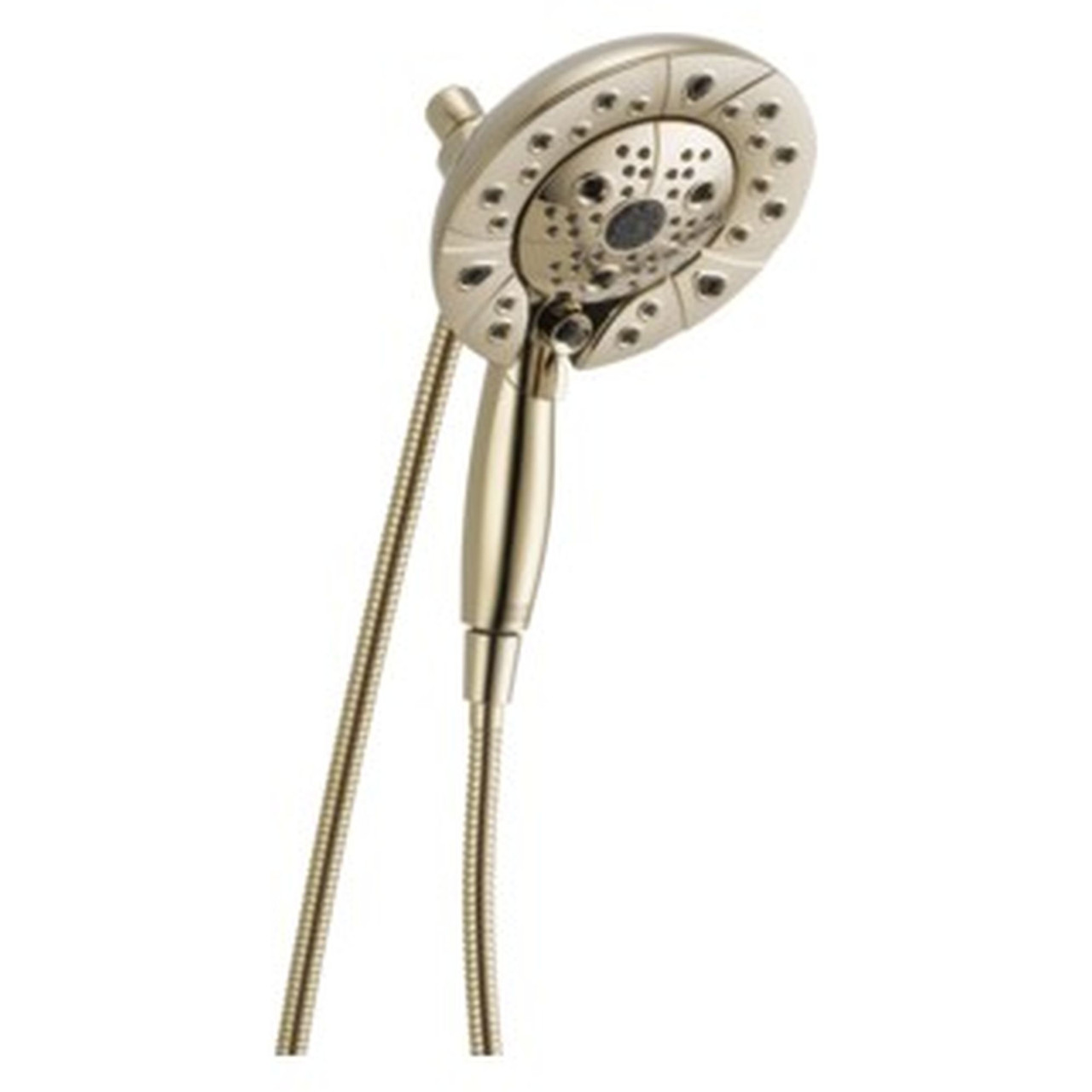 Delta 58480-PN-PR-PK Universal Showering Components H2Okinetic In2ition 5-Setting Two-In-One Shower, Lumicoat Polished Nickel