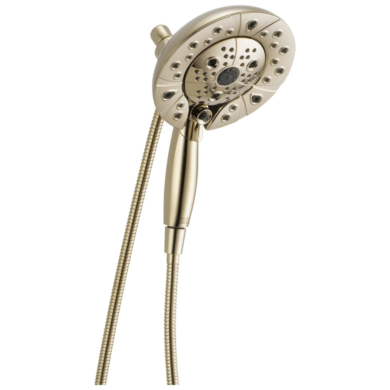 Delta 58480-PN-PR-PK Universal Showering Components H2Okinetic In2ition 5-Setting Two-In-One Shower, Lumicoat Polished Nickel