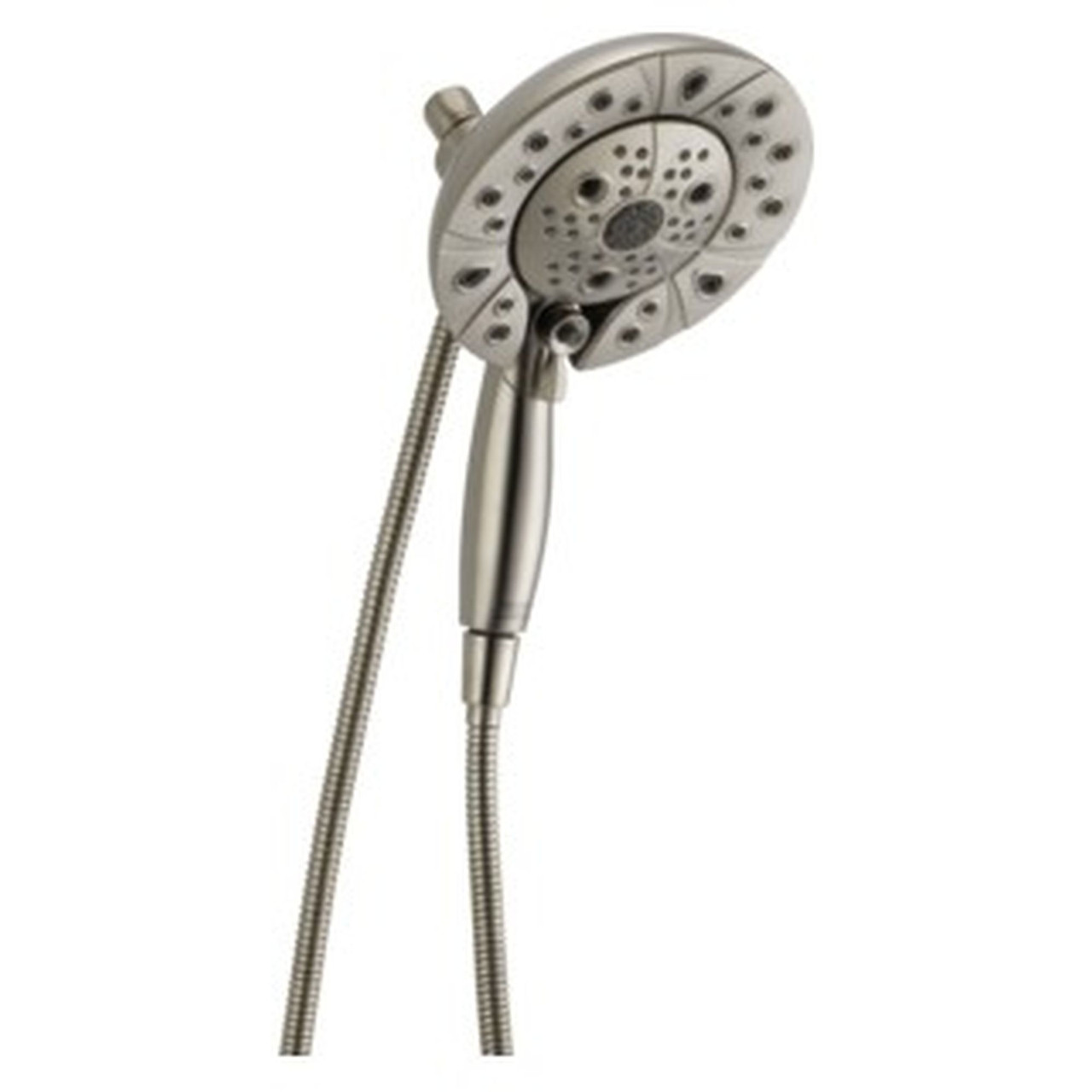 Delta 58480-SS-PR25-PK Universal Showering Components H2Okinetic In2ition 5-Setting Two-In-One Shower, Lumicoat Stainless