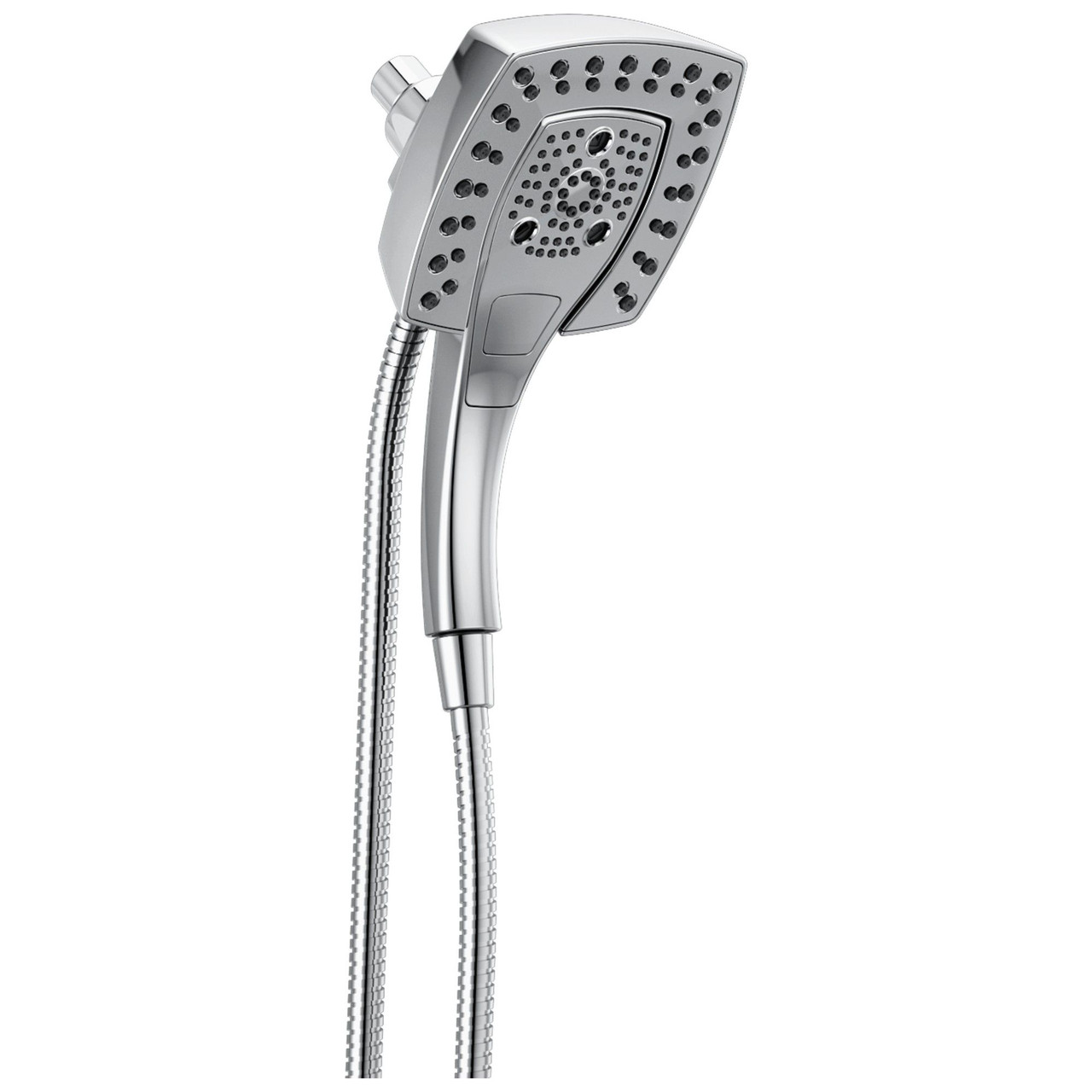 Delta 58474-PR Universal Showering Components H2Okinetic In2ition 5-Setting Two-in-One Shower, Lumicoat Chrome