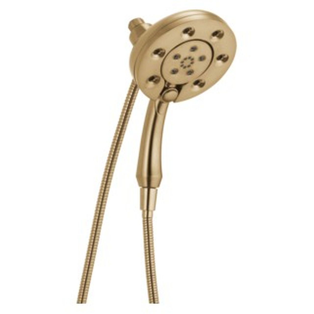 Delta 58472-CZ-PR Universal Showering Components H2Okinetic In2ition 4-Setting Two-In-One Shower, Lumicoat Champagne Bronze