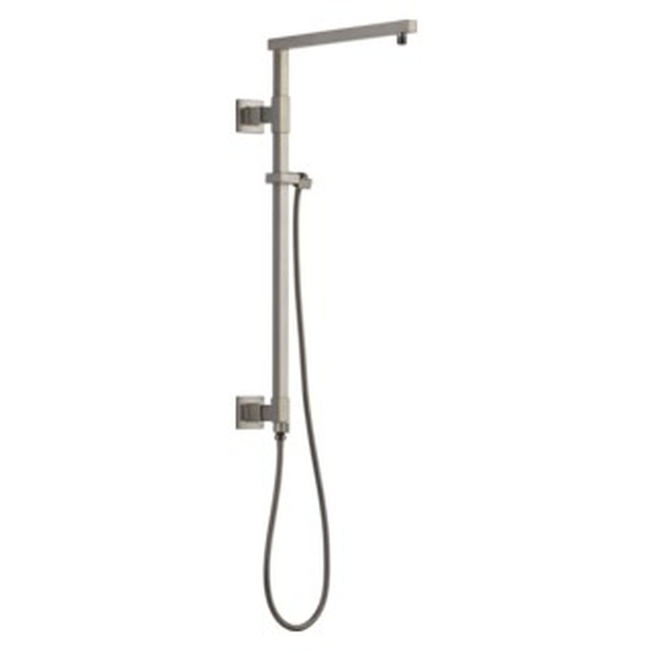 58420-SS-PR Universal Showering Components Emerge 26" Angular Shower Column, Lumicoat Stainless