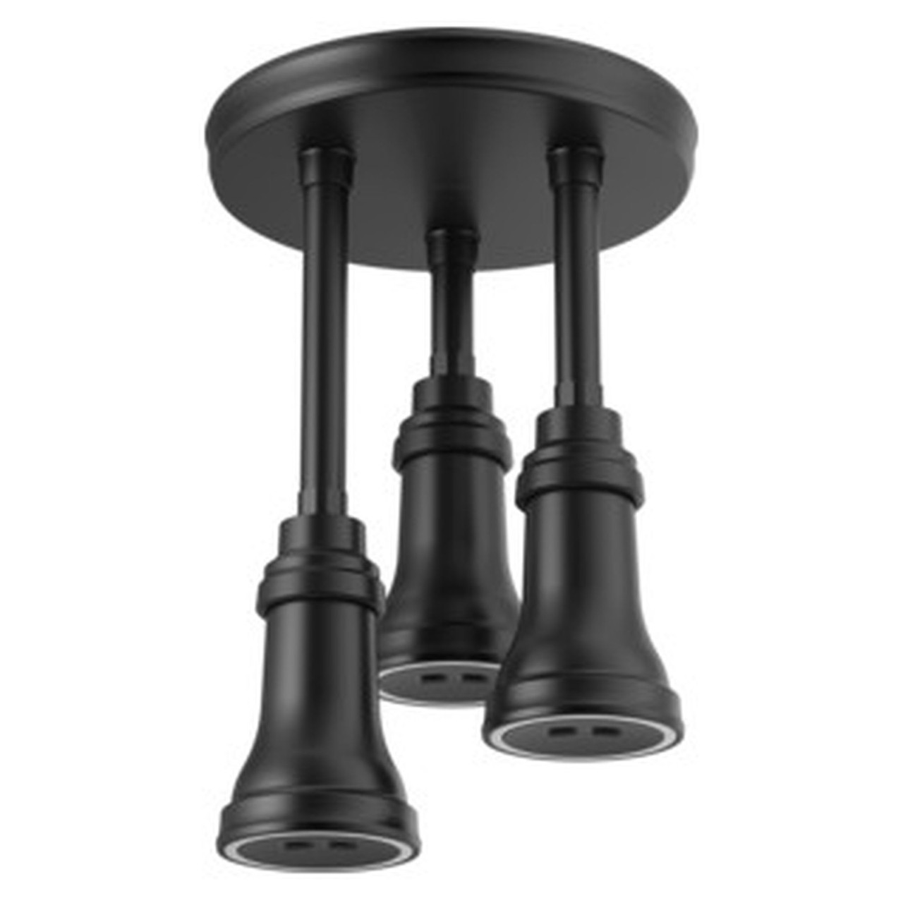 Delta 57190-BL25-L Universal Showering Components LED Pendant Raincan Single-Setting H2Okinetic, Matte Black