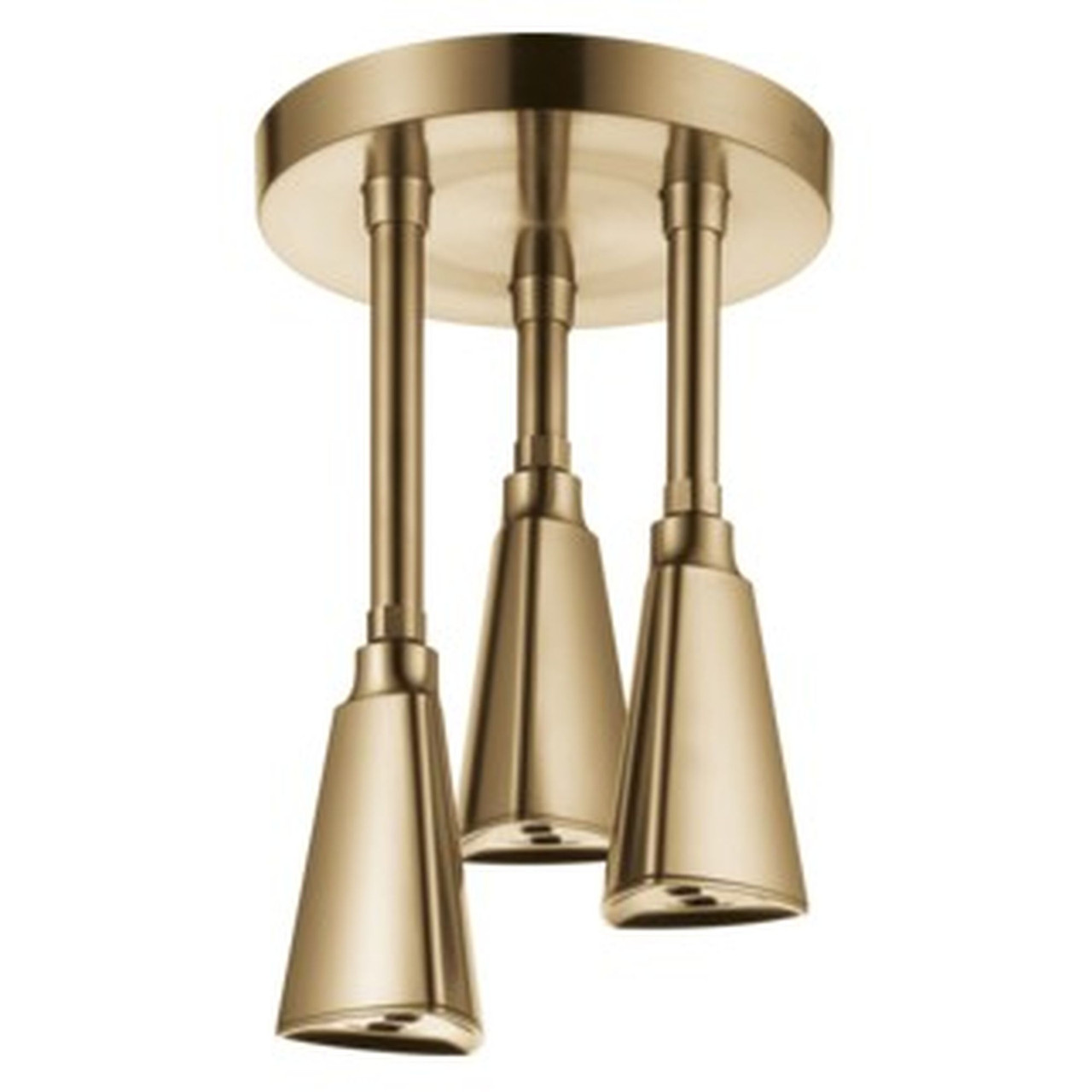 Delta 57140-CZ Universal Showering Components H2Okinetic Pendant Raincan Shower Head, Champagne Bronze