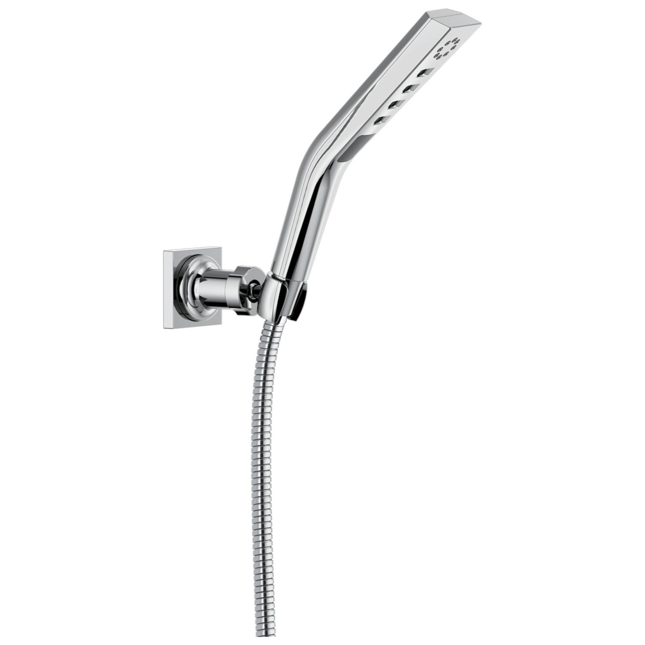 Delta 55799-PR Universal Showering Components H2Okinetic 3-Setting Wall Mount Hand Shower, Lumicoat Chrome