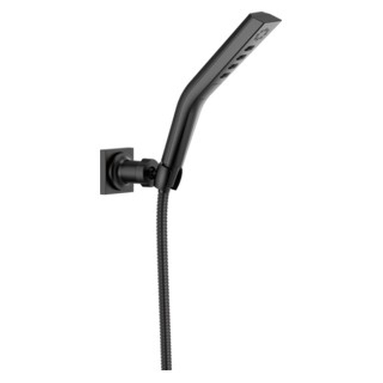 Delta 55799-BL Universal Showering Components H2Okinetic 3-Setting Wall Mount Hand Shower, Matte Black