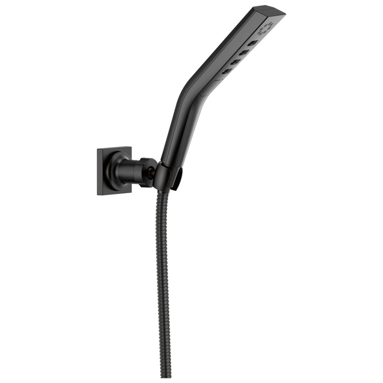 Delta 55799-BL Universal Showering Components H2Okinetic 3-Setting Wall Mount Hand Shower, Matte Black