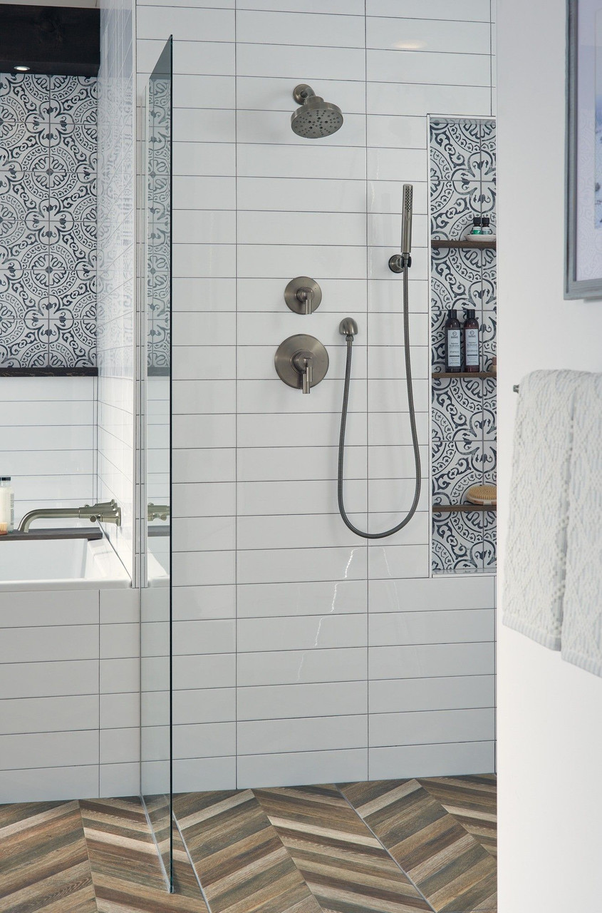 Delta 55085-KS Grail Premium Single-Setting Adjustable Wall Mount Hand Shower, Black Stainless