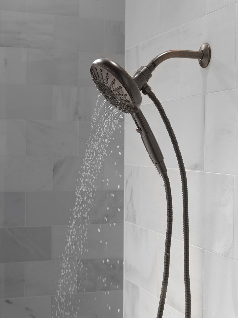 54910-RB-PK Universal Showering Components 7-Setting SureDock Magnetic Hand Shower, Venetian Bronze