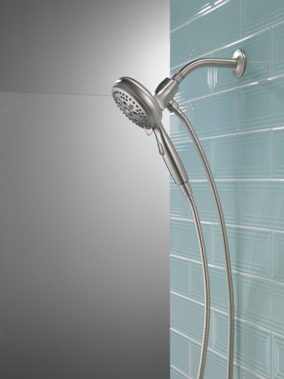 Delta 54810-SS-PK Universal Showering Components 7-Setting SureDock Magnetic Hand Shower, Stainless