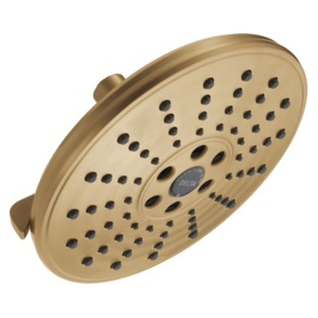52688-CZ-PR Universal Showering Components H2Okinetic 3-Setting Raincan Shower Head, Lumicoat Champagne Bronze
