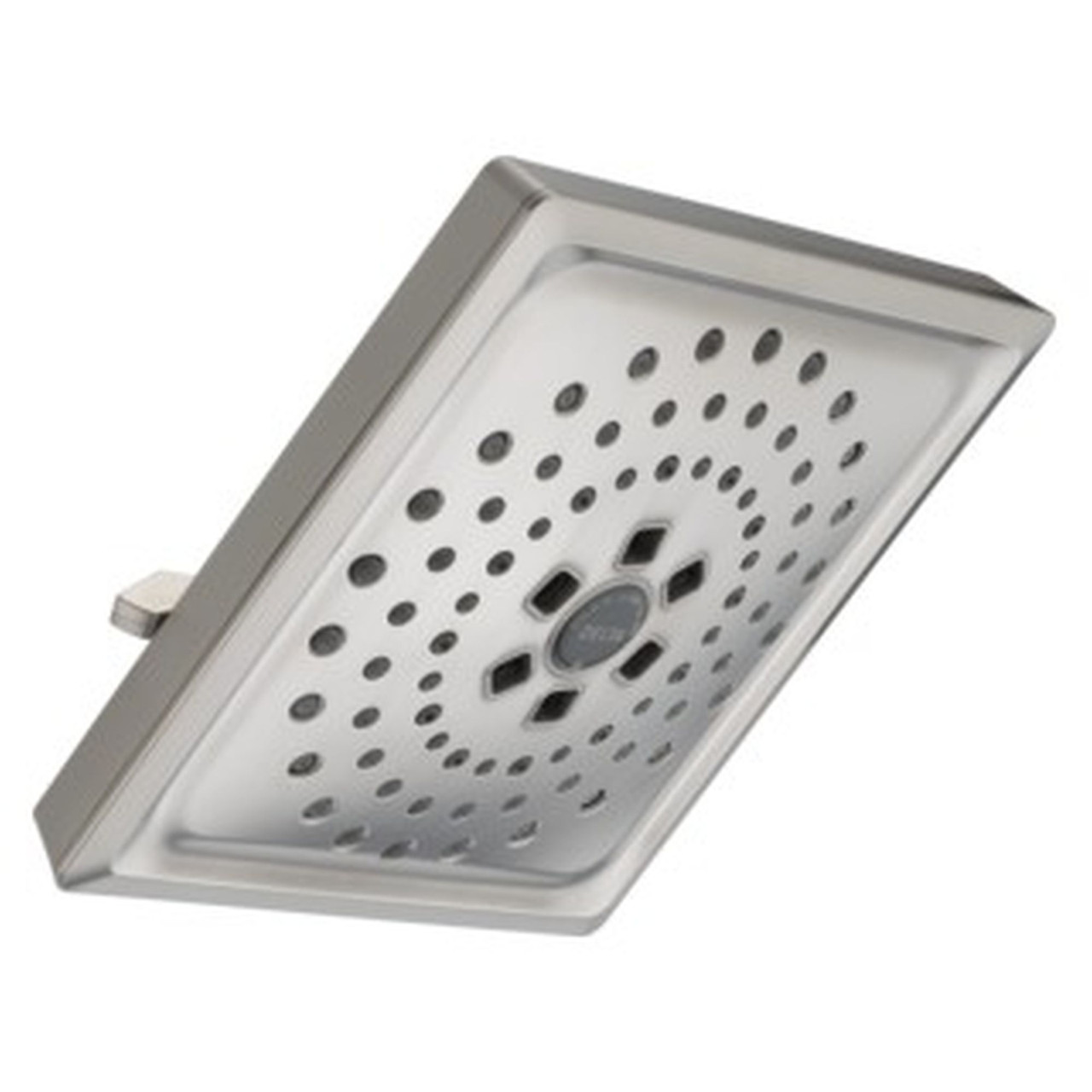 Delta 52684-SS-PR Universal Showering Components H2Okinetic 3-Setting Raincan Shower Head, Lumicoat Stainless