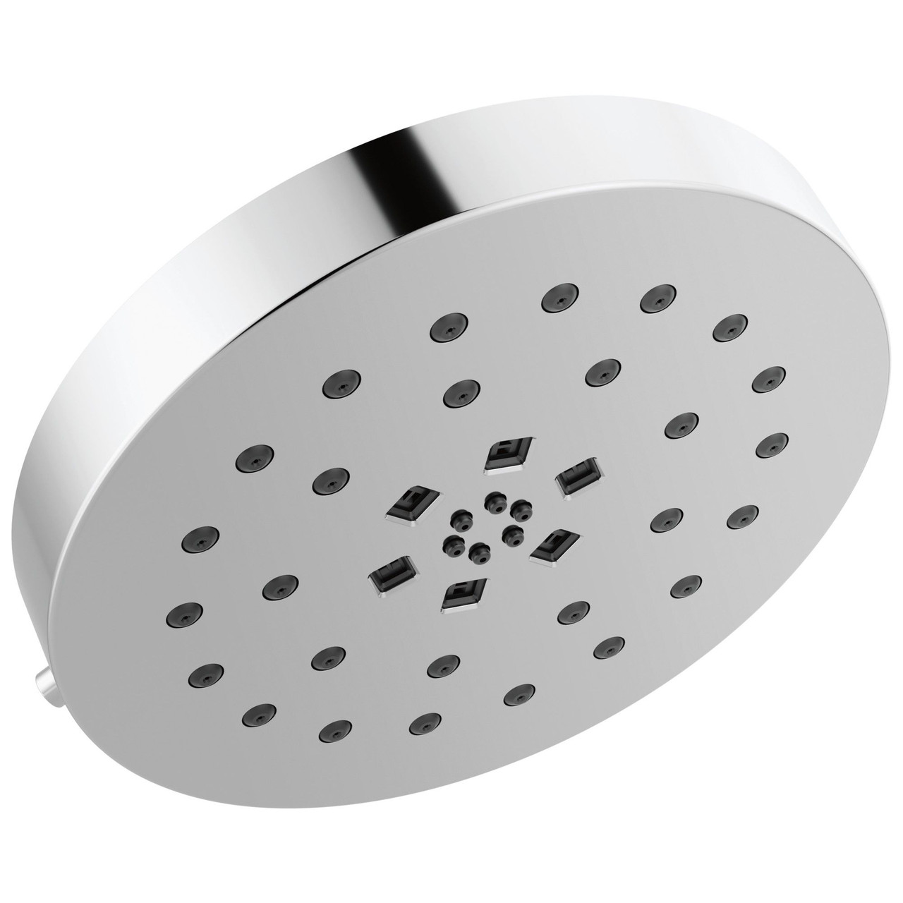 Delta 52488-PR Universal Showering Components H2Okinetic 4-Setting Shower Head with UltraSoak, Lumicoat Chrome