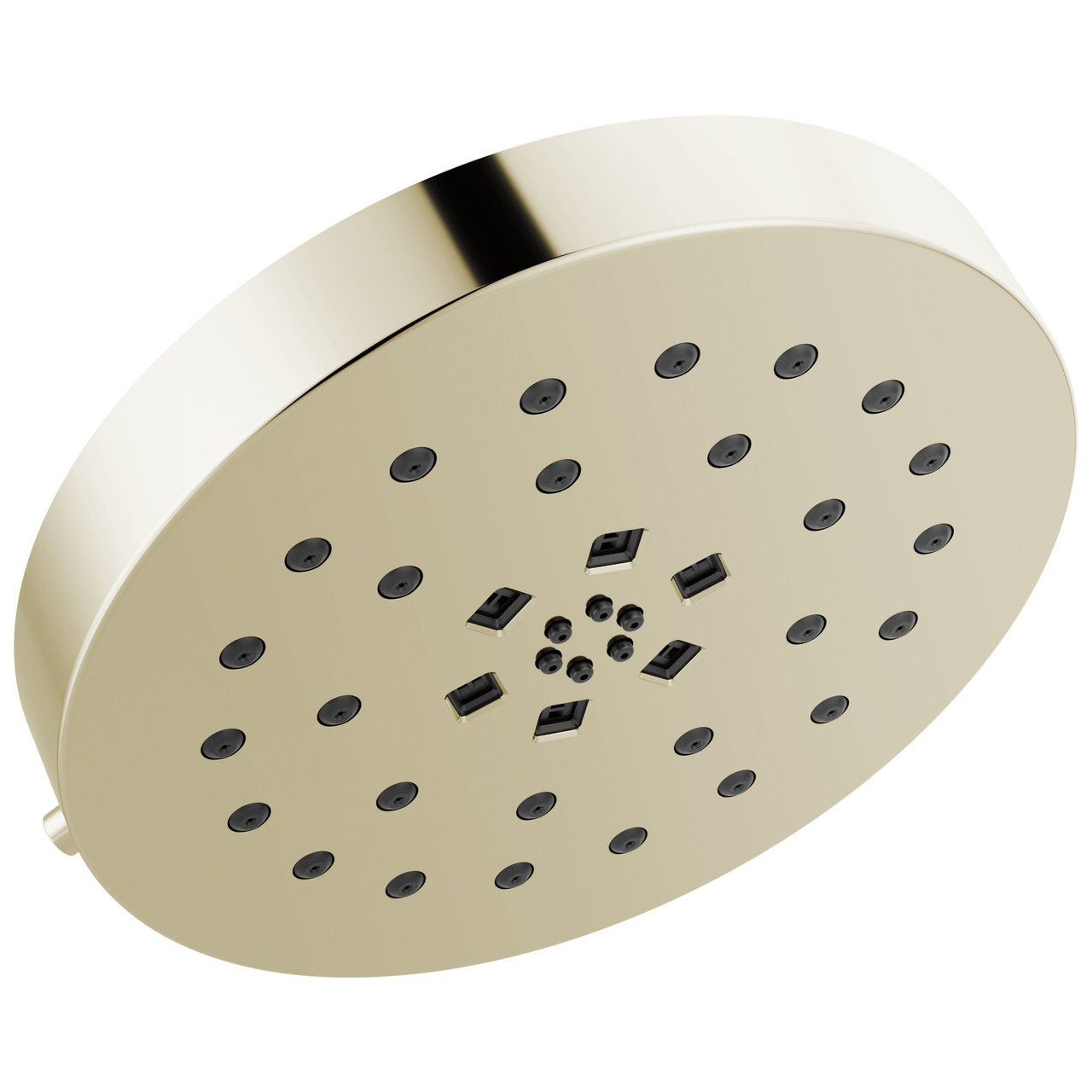 Delta 52488-PN-PR Universal Showering Components H2Okinetic 4-Setting Shower Head with Ultrasoak, Lumicoat Polished Nickel