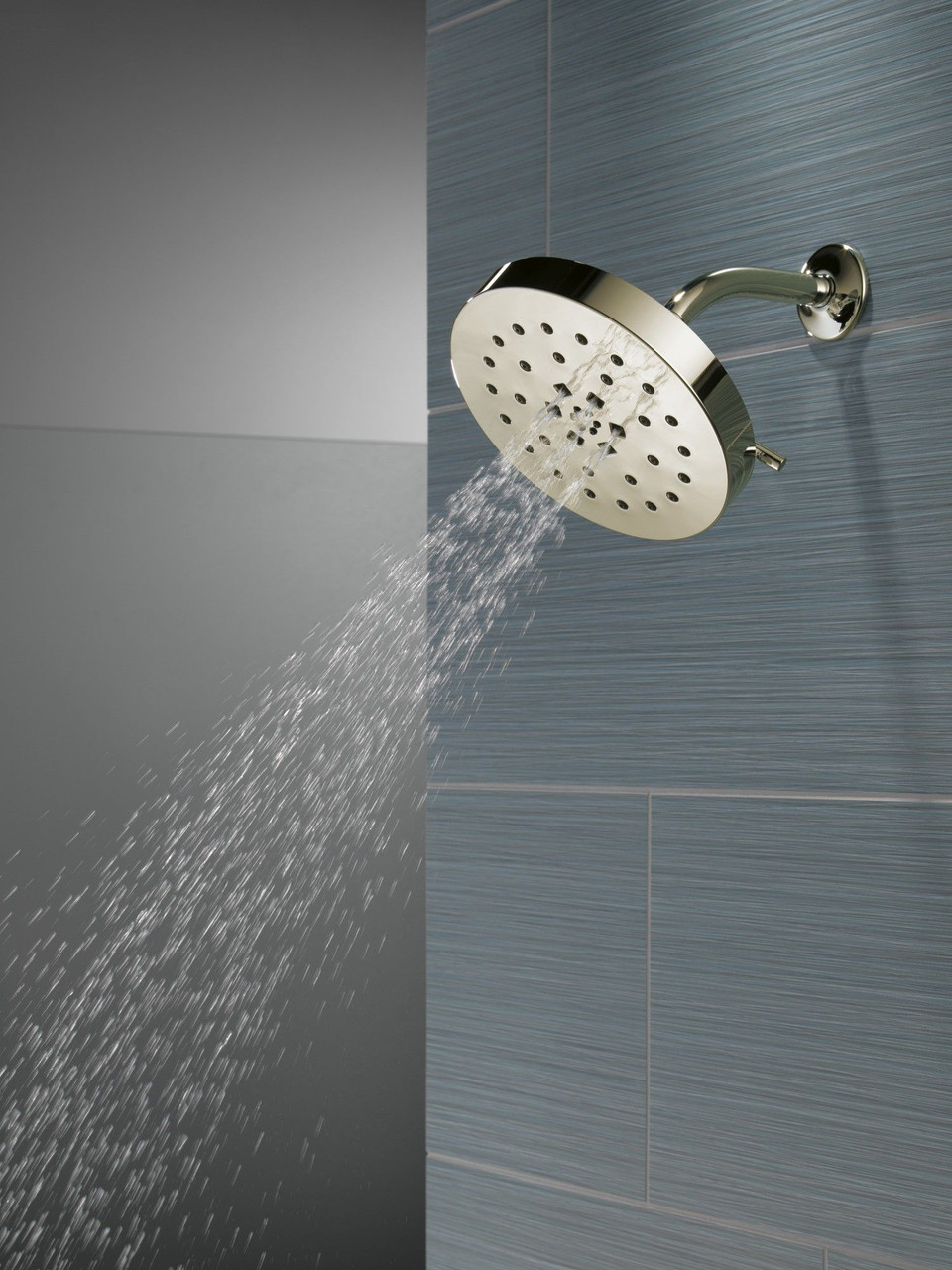 52488-PN-PR Universal Showering Components H2Okinetic 4-Setting Shower Head with Ultrasoak, Lumicoat Polished Nickel