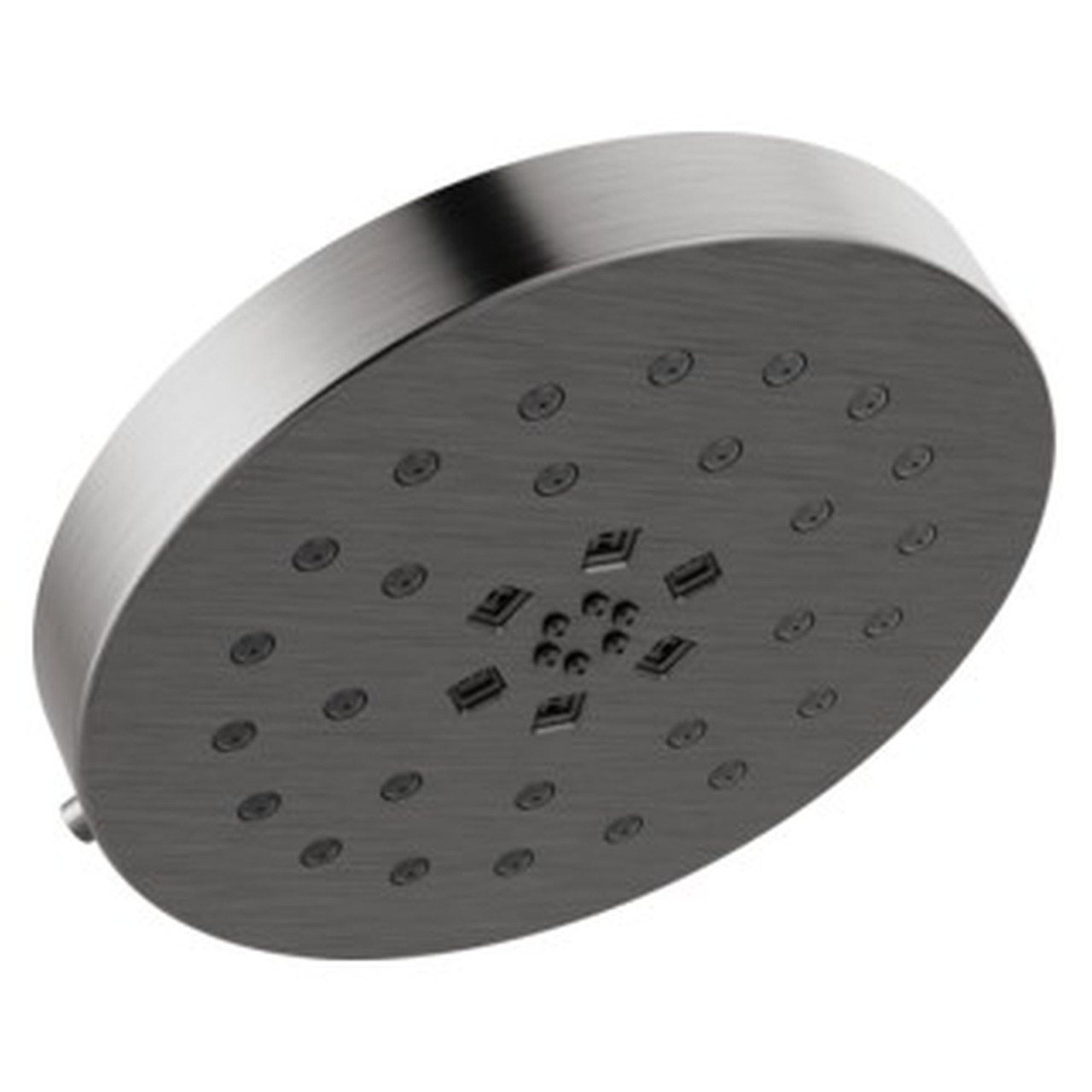 Delta 52488-KS-PR Universal Showering Components H2Okinetic 4-Setting Shower Head with Ultrasoak, Lumicoat Black Stainless