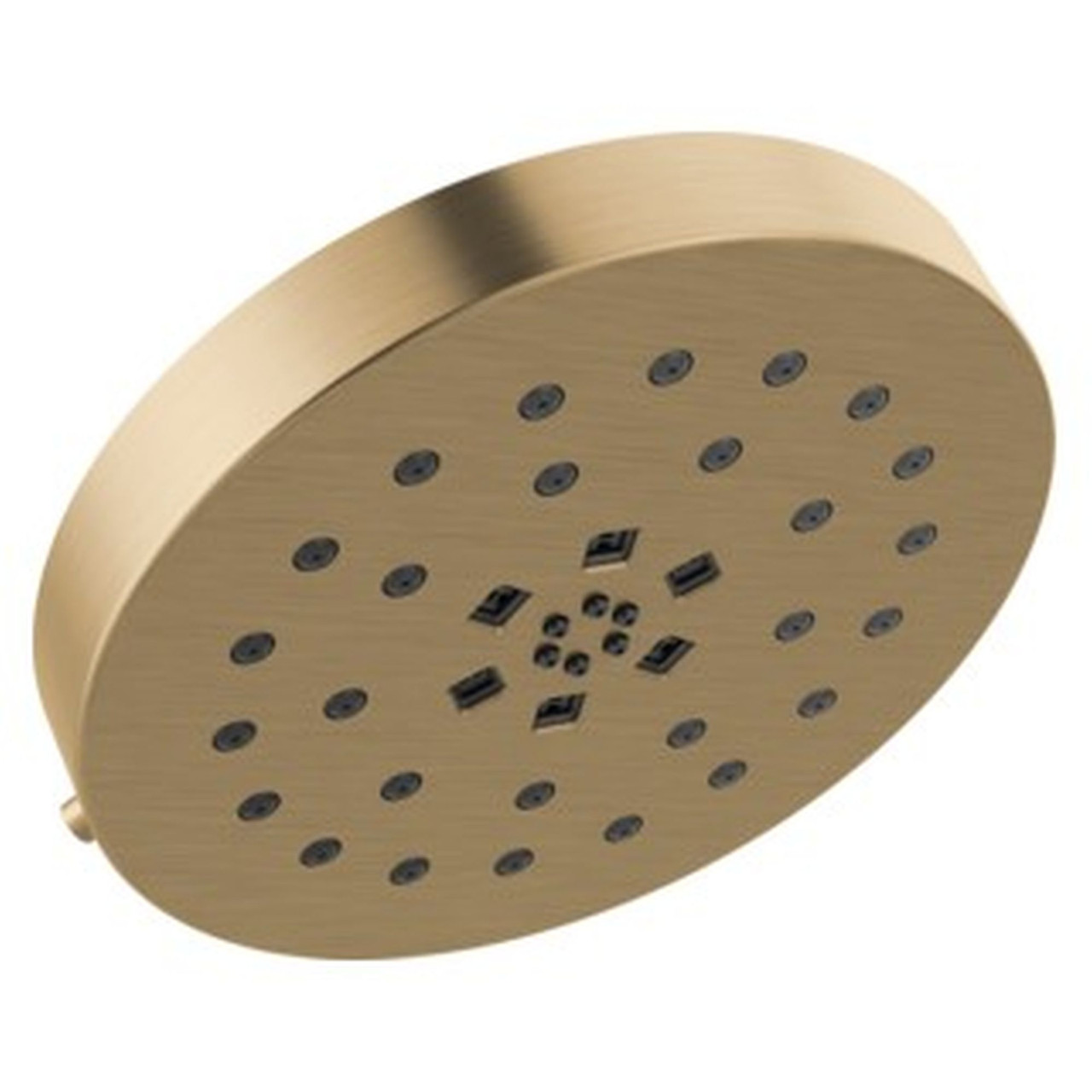 Delta 52488-CZ-PR Universal Showering Components H2Okinetic 4-Setting Shower Head with Ultrasoak, Lumicoat Champagne Bronze
