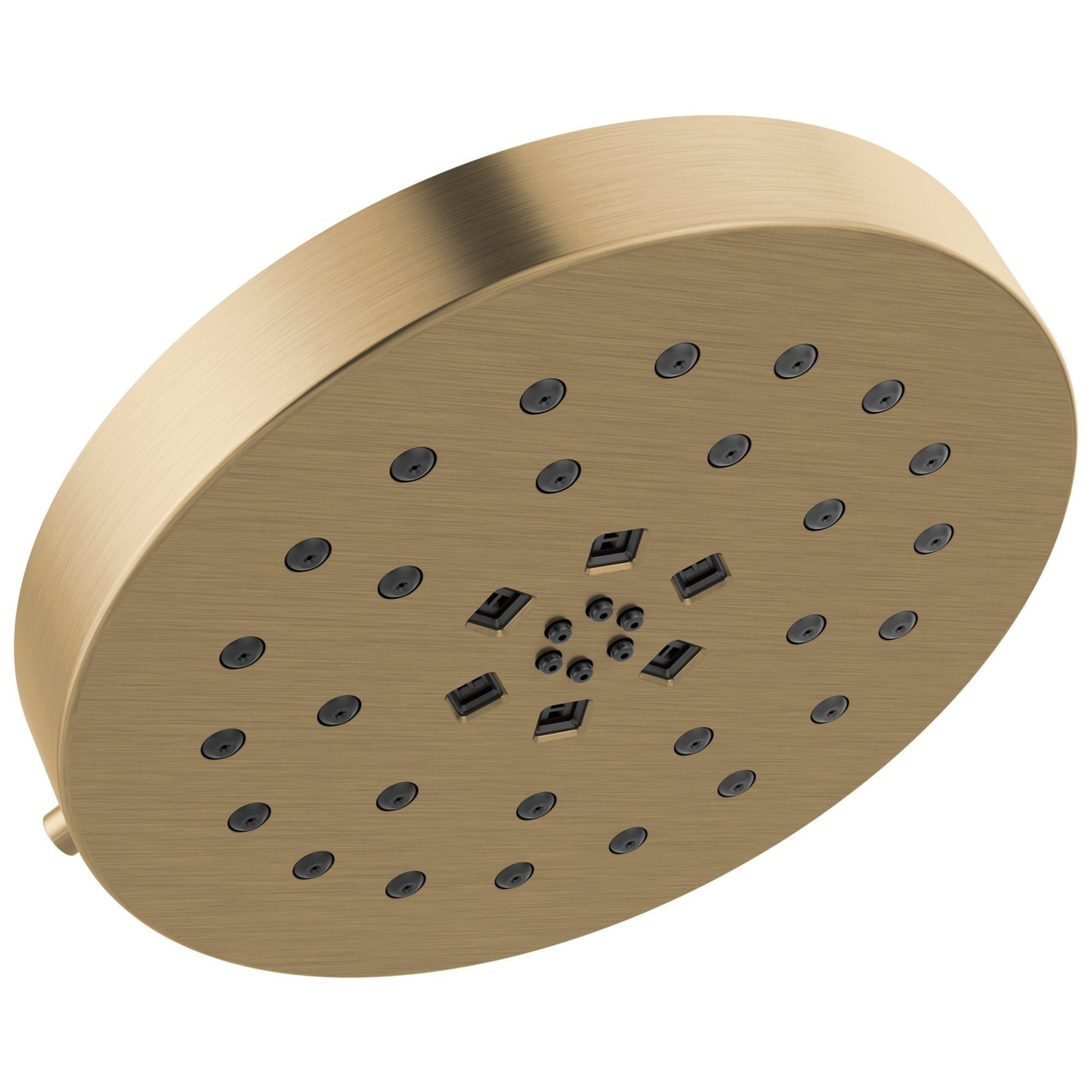 Delta 52488-CZ-PR Universal Showering Components H2Okinetic 4-Setting Shower Head with Ultrasoak, Lumicoat Champagne Bronze