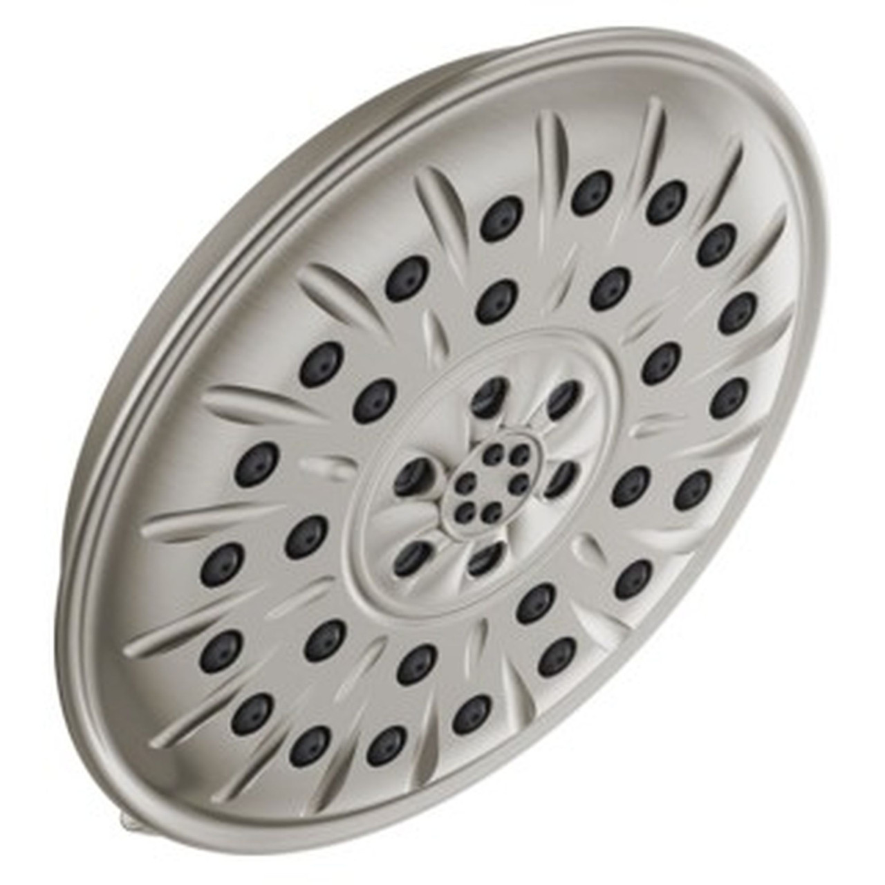 Delta 52487-SS-PR Universal Showering Components H2Okinetic 4-Setting Shower Head with Ultrasoak, Lumicoat Stainless