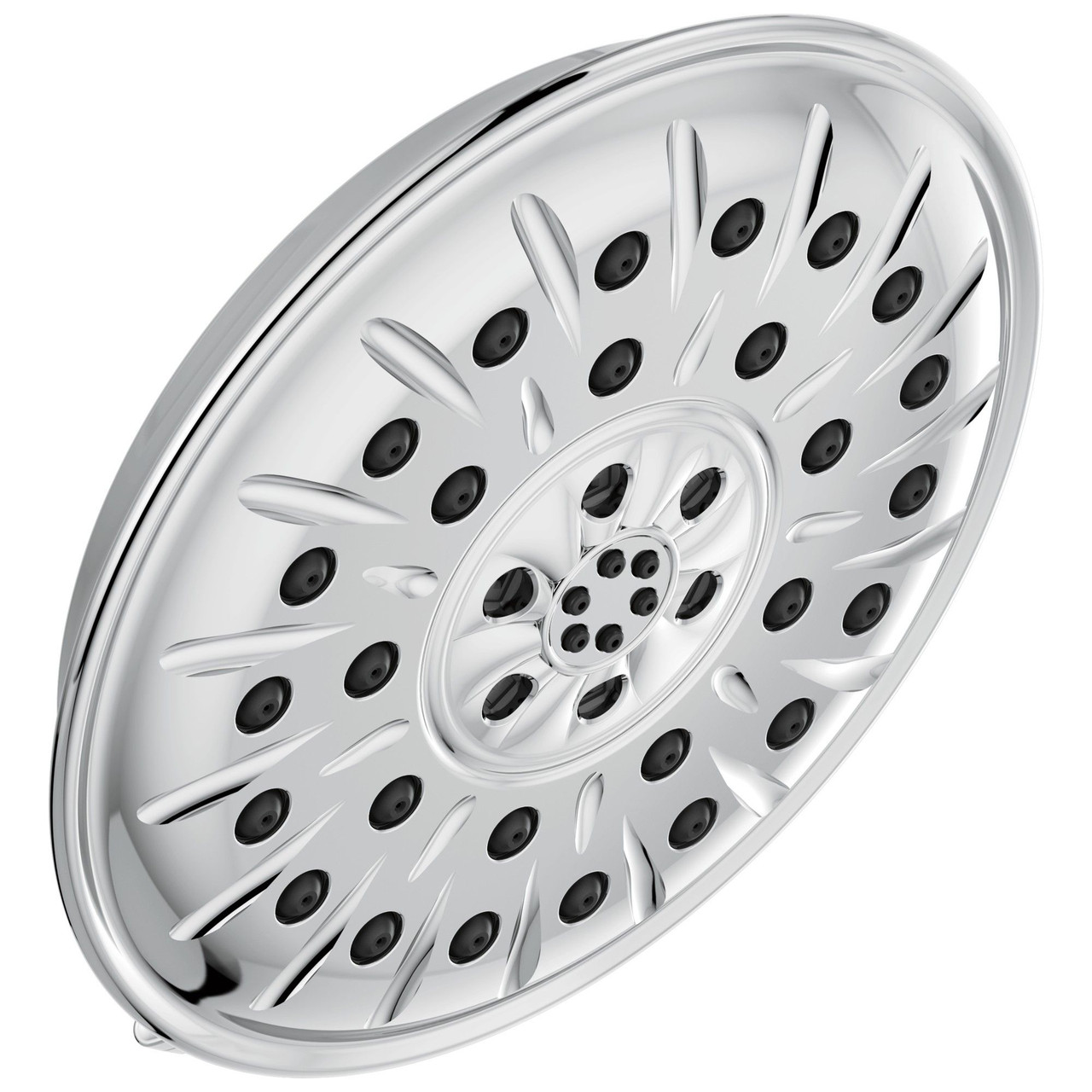52487-PR Universal Showering Components H2Okinetic 4-Setting Shower Head with Ultrasoak, Lumicoat Chrome