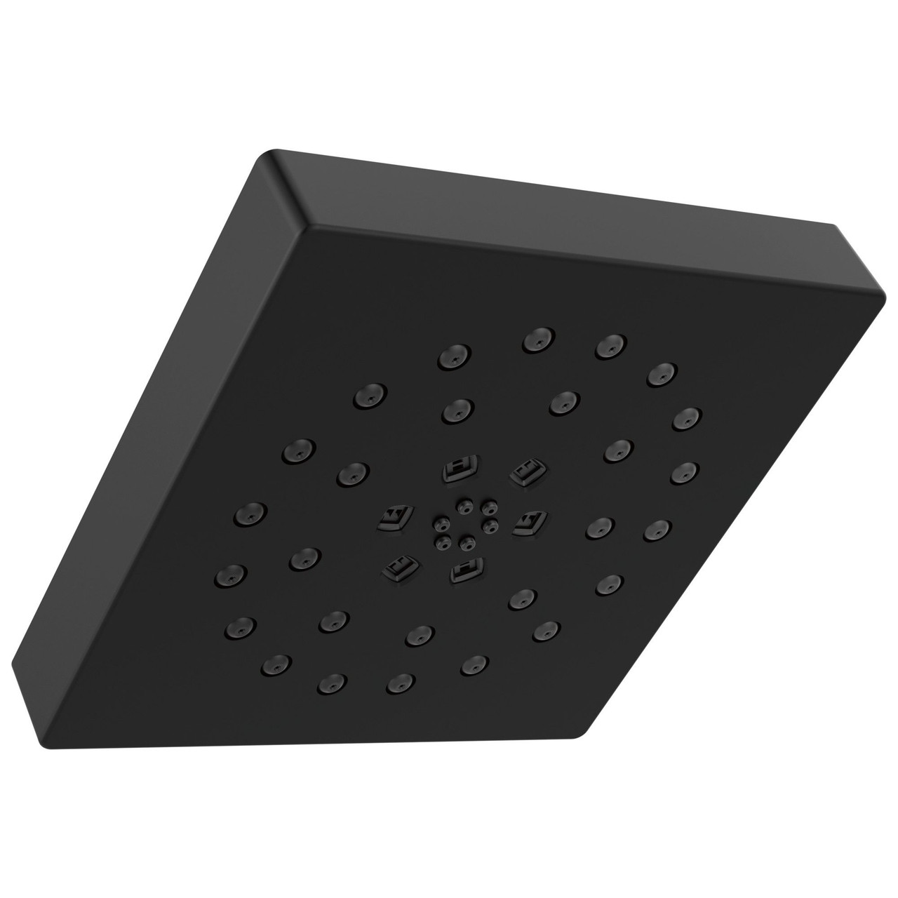Delta 52484-BL Universal Showering Components H2Okinetic 4-Setting Shower Head with UltraSoak, Matte Black